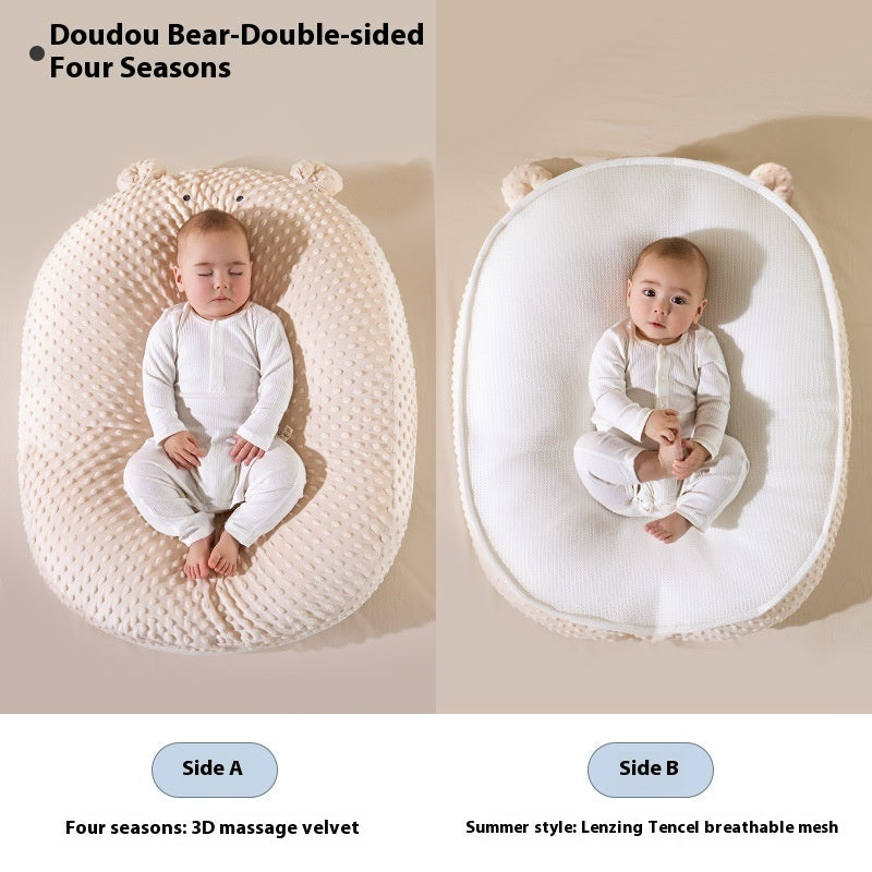 Newborn Feeding Wedge Pillow – Anti-Spit Up Sleep Ramp for Babies