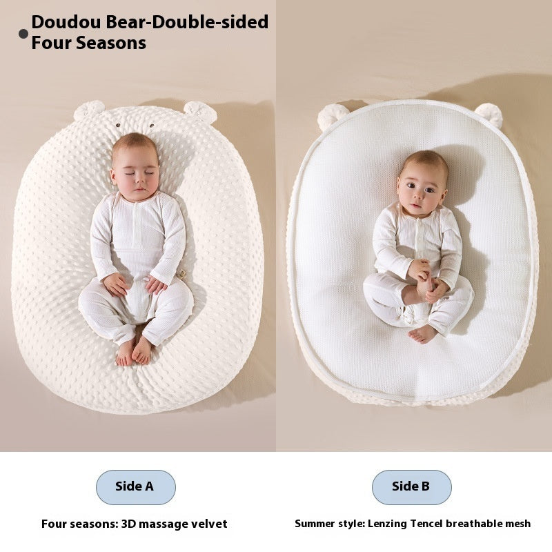 Newborn Feeding Wedge Pillow – Anti-Spit Up Sleep Ramp for Babies