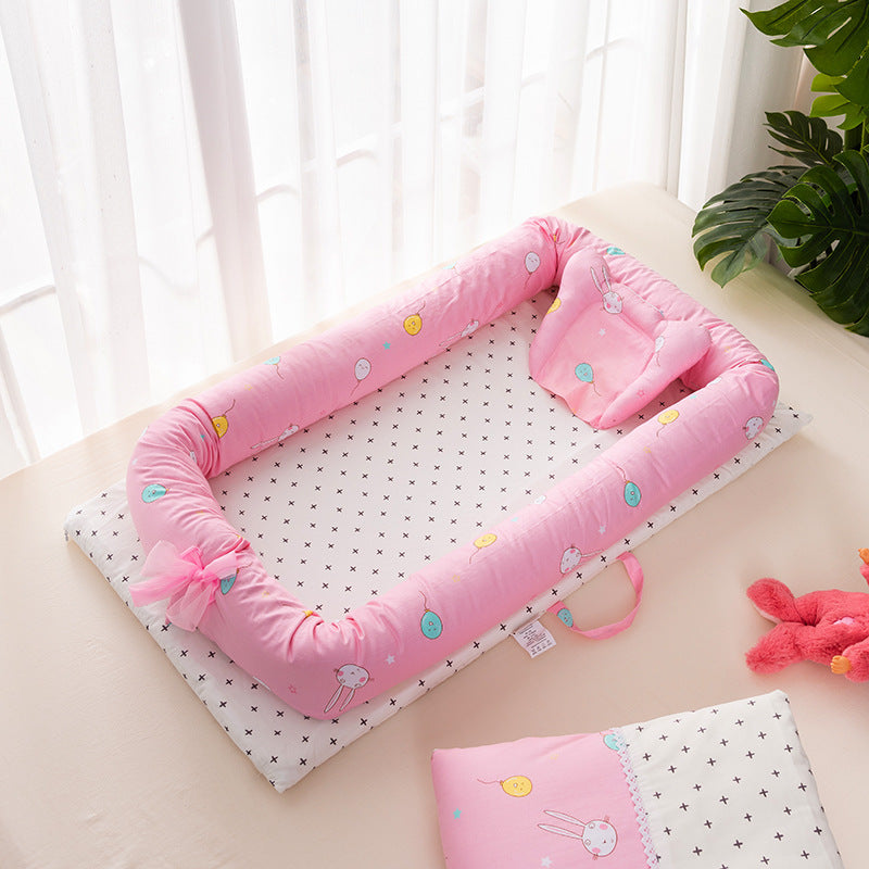 Newborn Portable Crib Bed Removable And Washable Bed