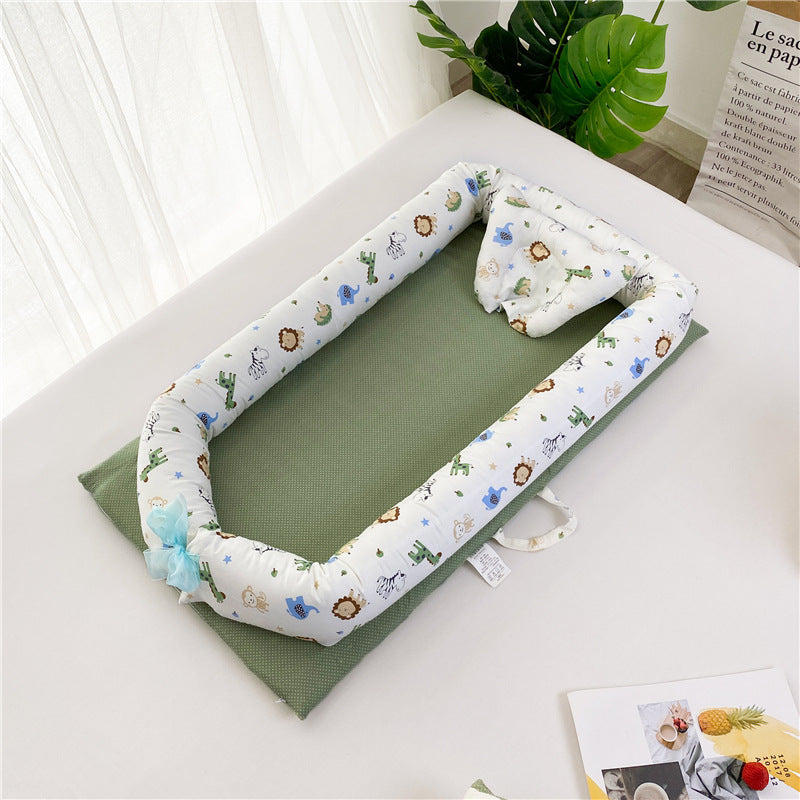 Newborn Portable Crib Bed Removable And Washable Bed