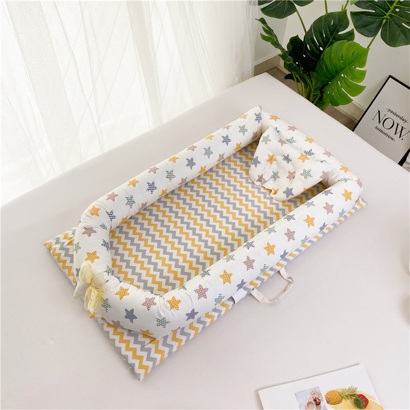 Newborn Portable Crib Bed Removable And Washable Bed