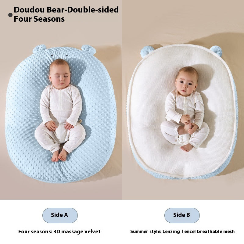 Newborn Feeding Wedge Pillow – Anti-Spit Up Sleep Ramp for Babies