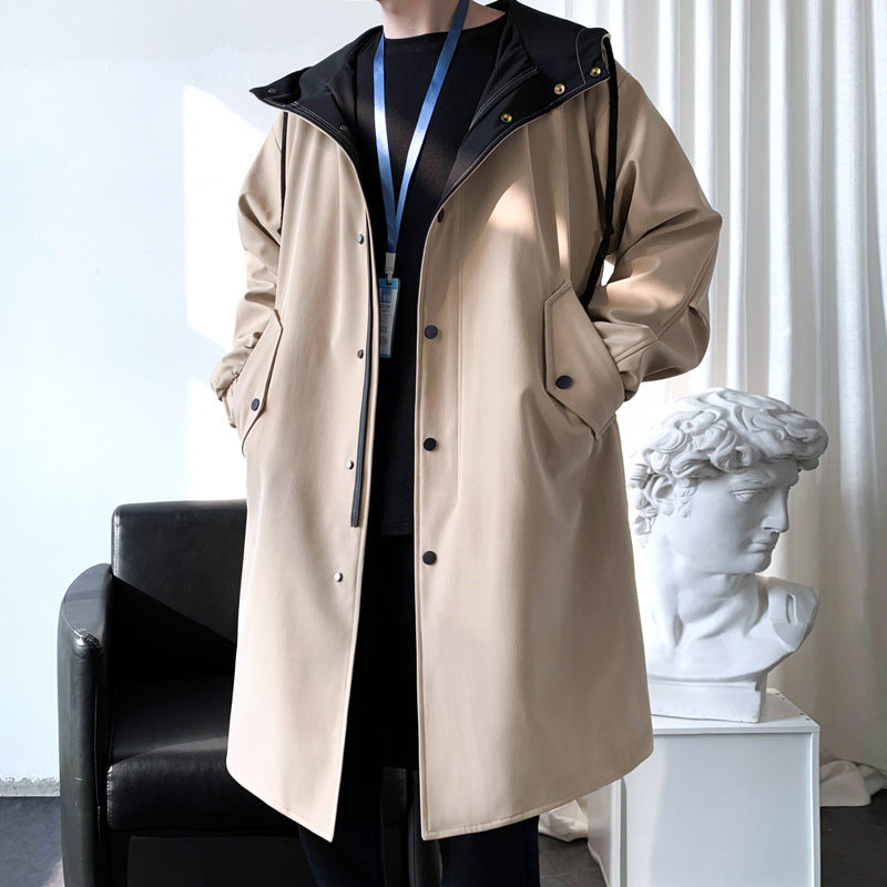 Men's Coat Cloak Mid-length