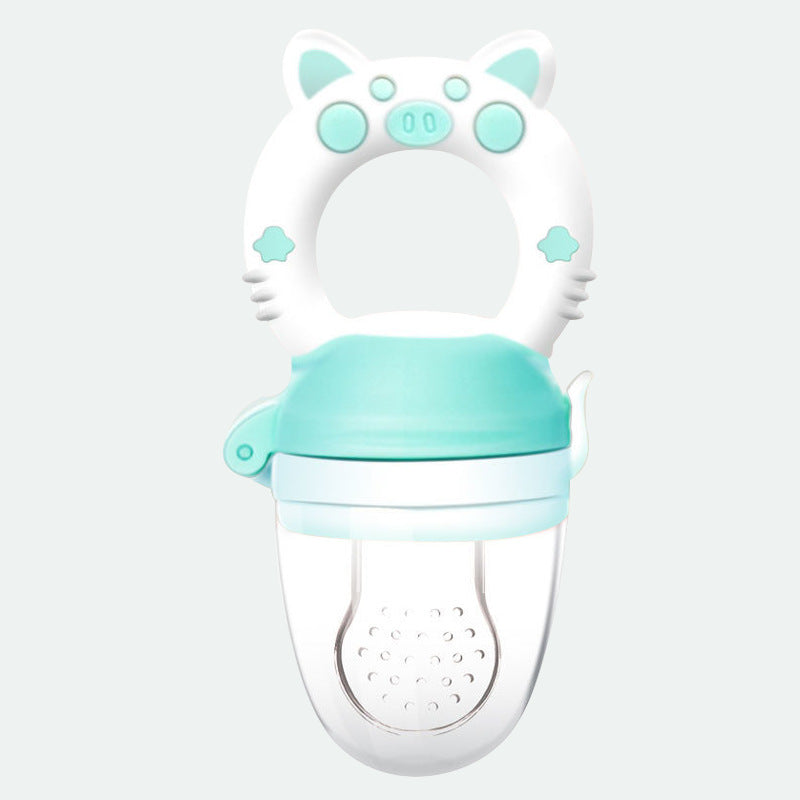 Silicone Baby Teether with Fruit Feeder – Safe Teething Relief