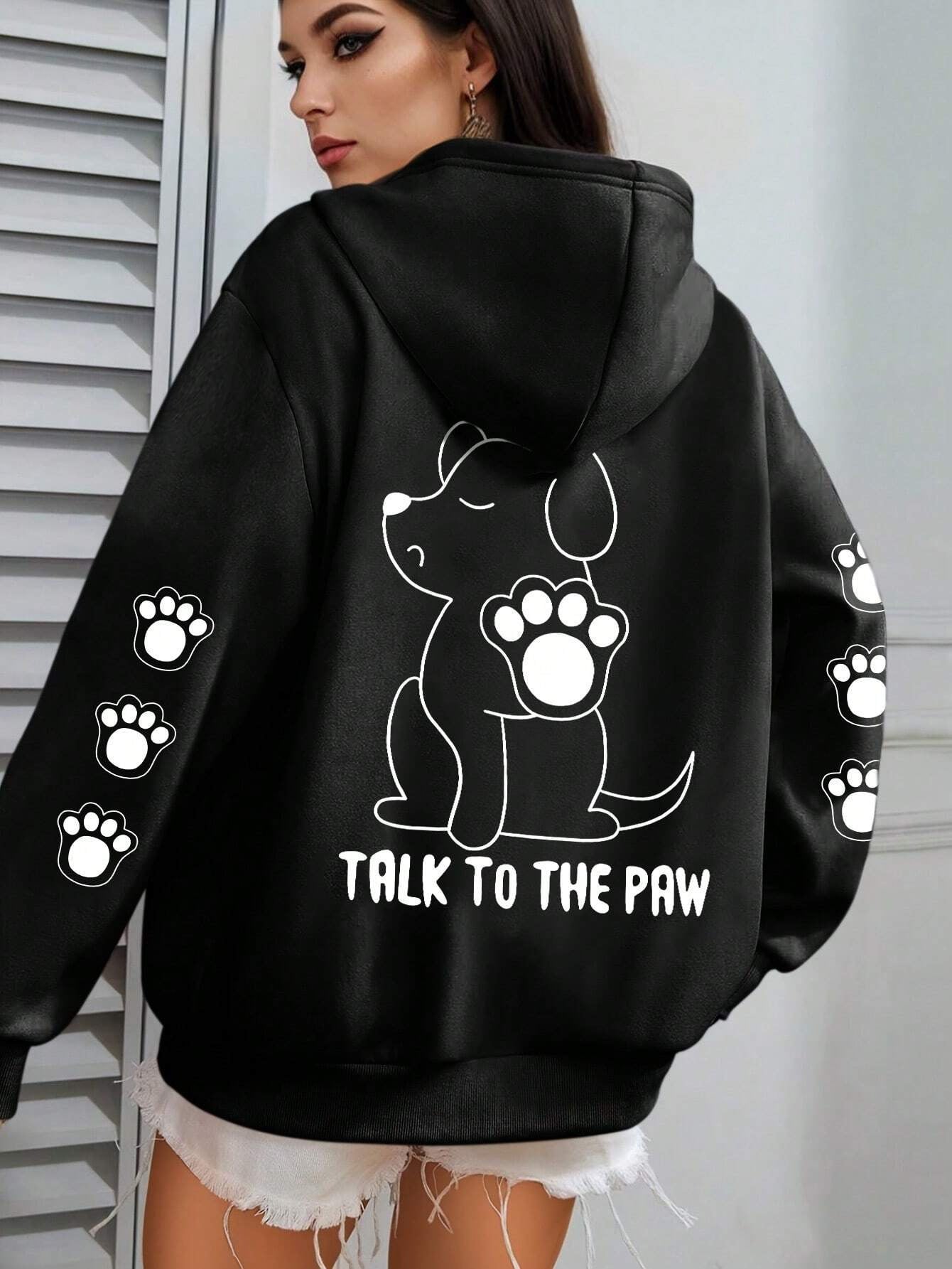 Women's Pull-up Hoodie