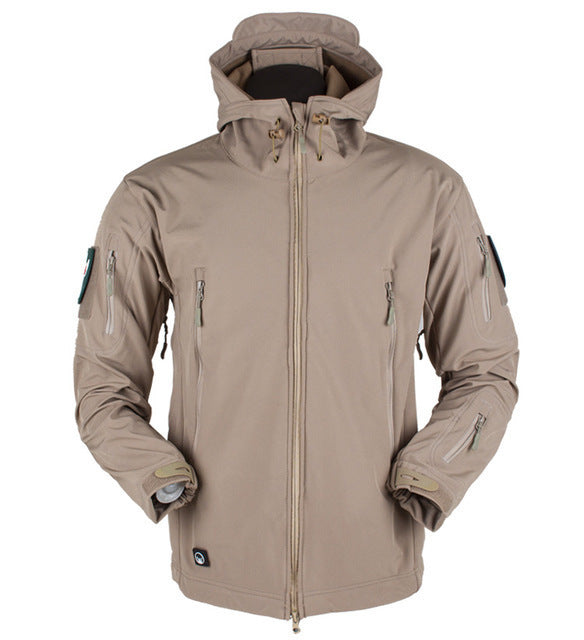 Soft Shell Men's Windproof Hooded Jacket – Outdoor, Sport & Everyday Wear