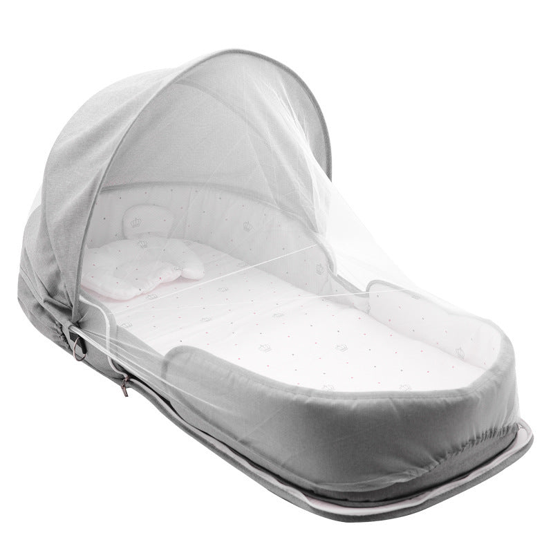 Newborn Baby Crib Portable Mobile Backpack