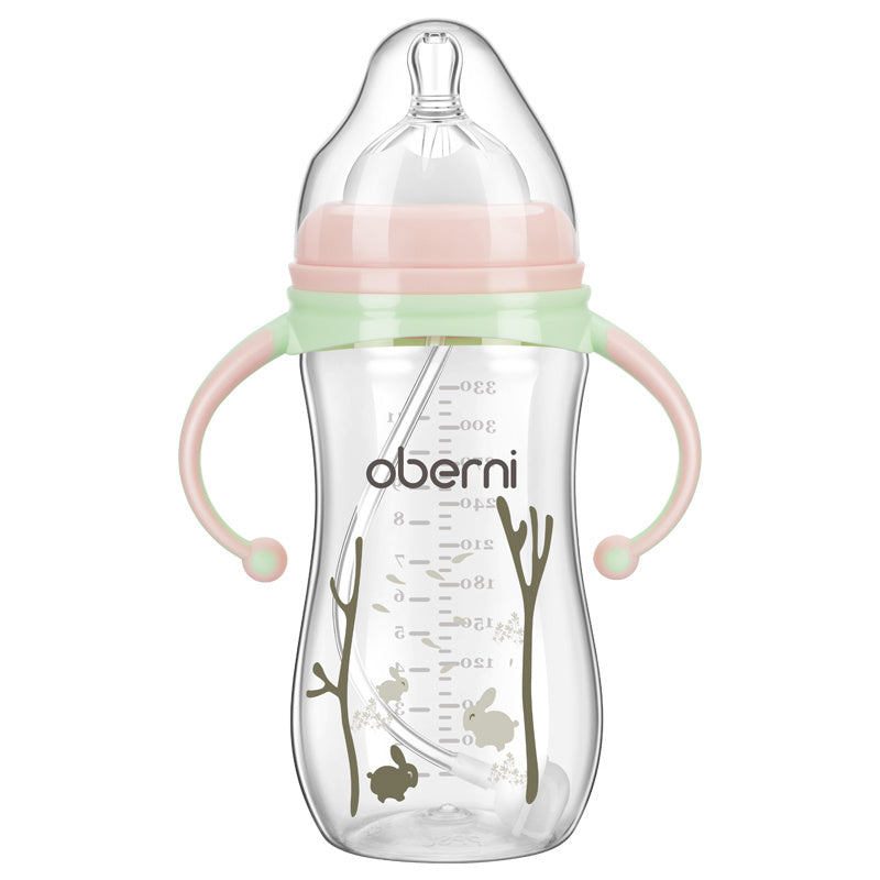 Anti-fall and anti-flatulence baby bottle