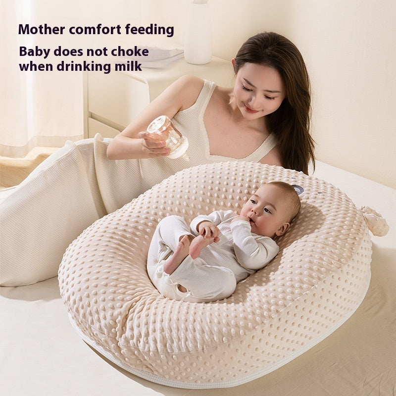 Newborn Feeding Wedge Pillow – Anti-Spit Up Sleep Ramp for Babies