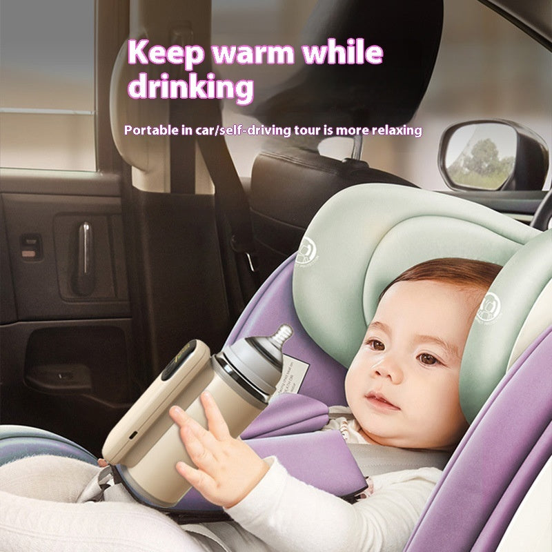 Baby Bottle Insulation Cover – Universal Milk Warmer with Fast Charging & Constant Temperature