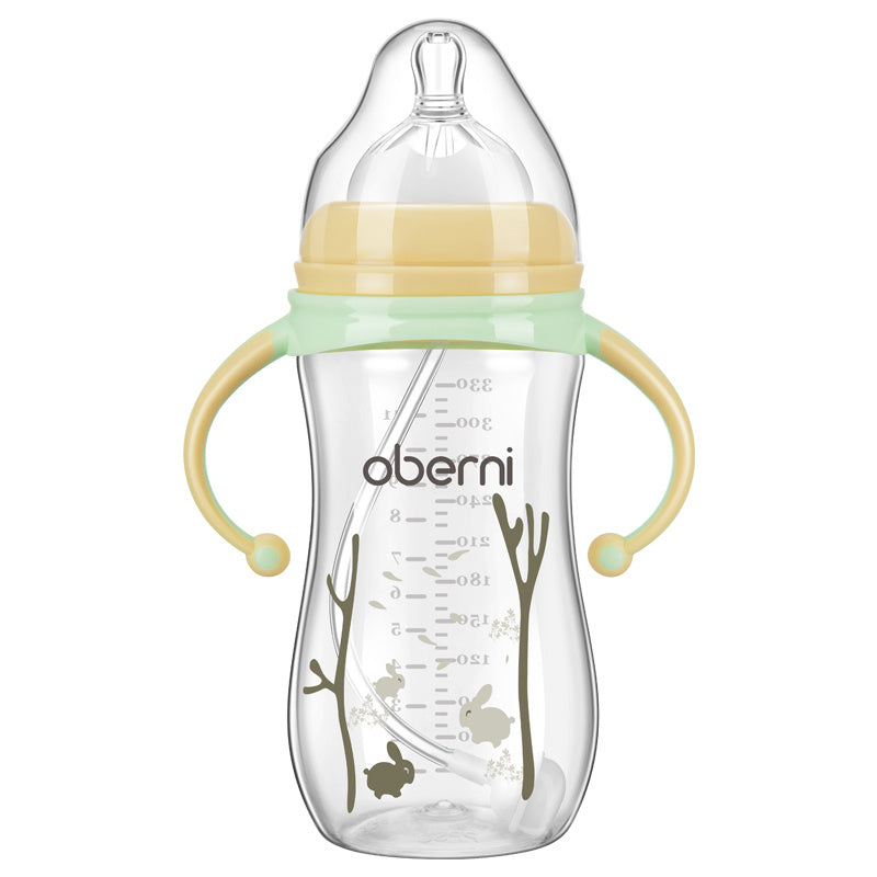 Anti-fall and anti-flatulence baby bottle