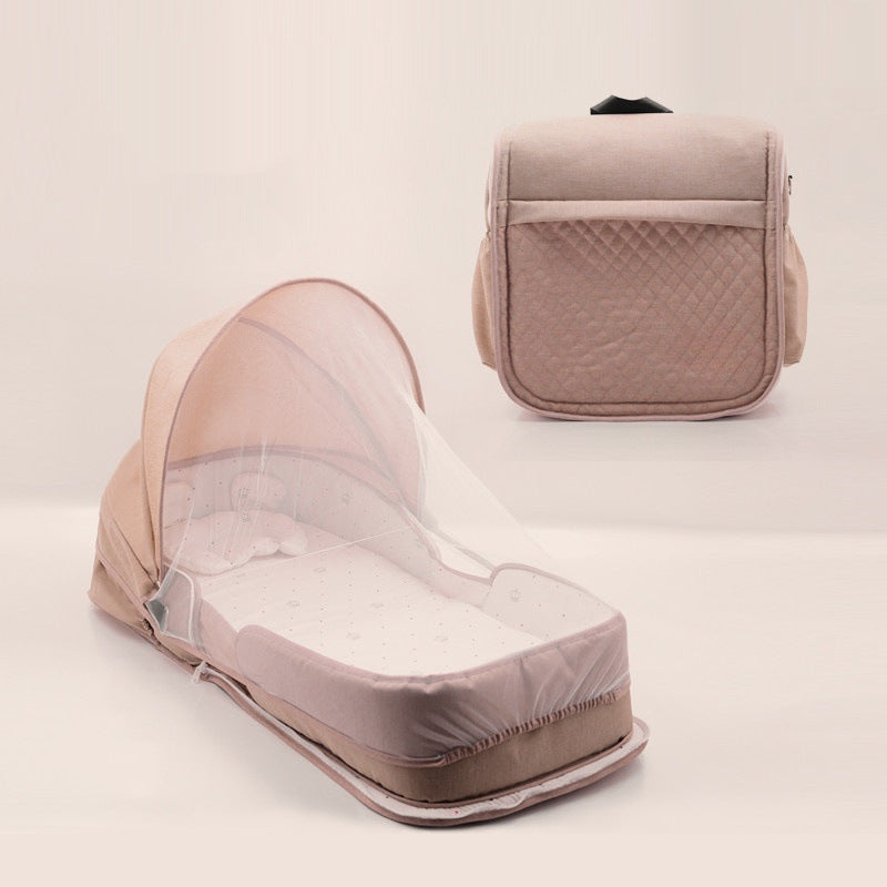 Newborn Baby Crib Portable Mobile Backpack
