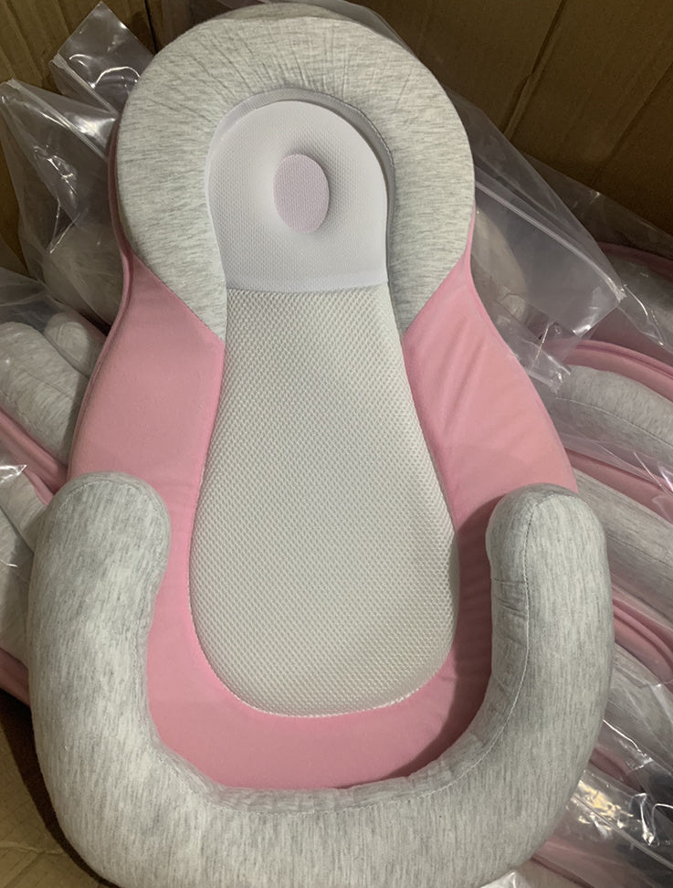 Portable Newborn Baby Crib – Folding Travel Bed with Soft Cotton Cushion