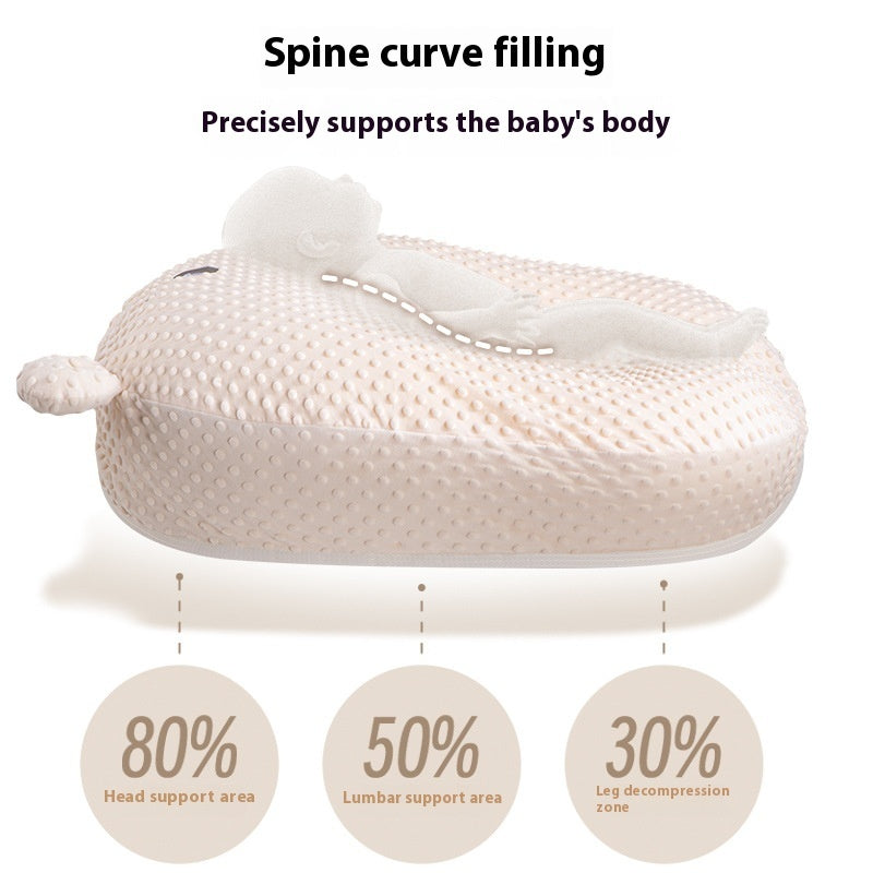 Newborn Feeding Wedge Pillow – Anti-Spit Up Sleep Ramp for Babies