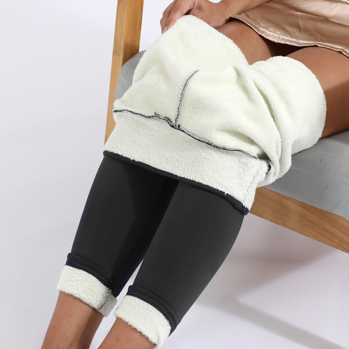 Winter Leggings Warm Thick High Stretch for Woman