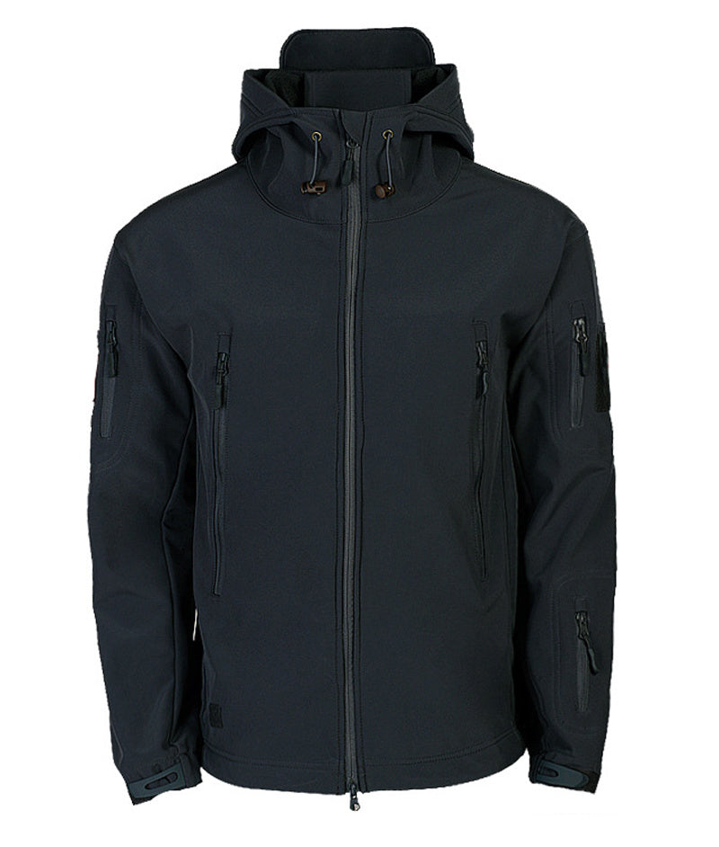 Soft Shell Men's Windproof Hooded Jacket – Outdoor, Sport & Everyday Wear