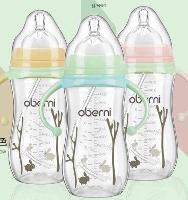 Anti-fall and anti-flatulence baby bottle