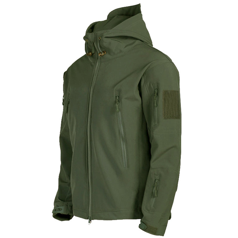 Soft Shell Men's Windproof Hooded Jacket – Outdoor, Sport & Everyday Wear