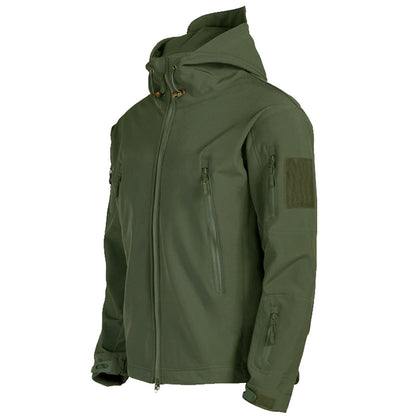 Soft Shell Men's Windproof Hooded Jacket – Outdoor, Sport & Everyday Wear