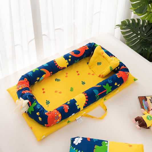 Newborn Portable Crib Bed Removable And Washable Bed