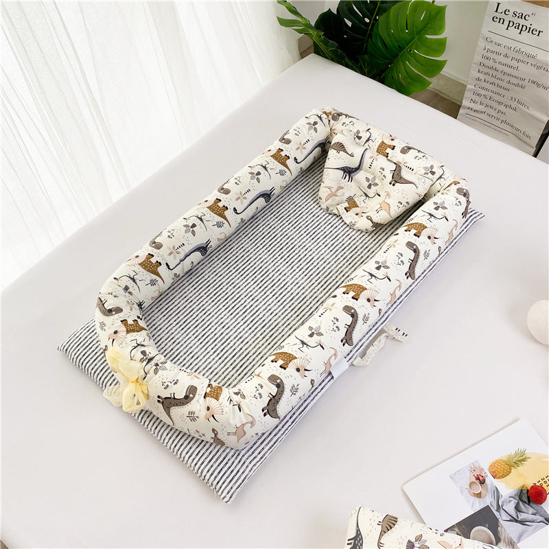 Newborn Portable Crib Bed Removable And Washable Bed