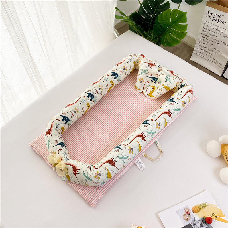 Newborn Portable Crib Bed Removable And Washable Bed