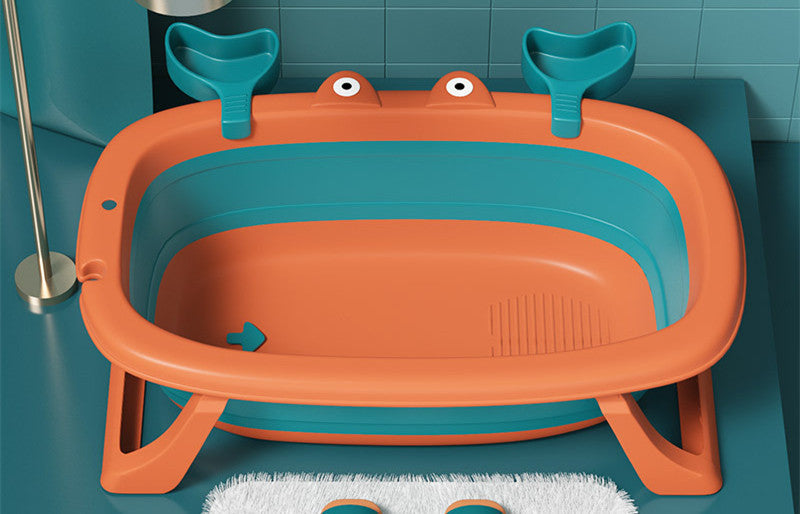 Cute Foldable Baby Bathtub