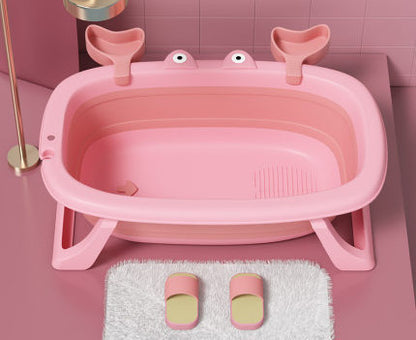 Cute Foldable Baby Bathtub