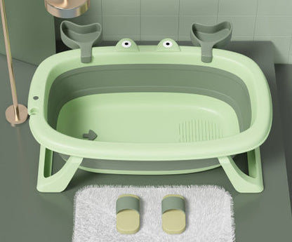 Cute Foldable Baby Bathtub