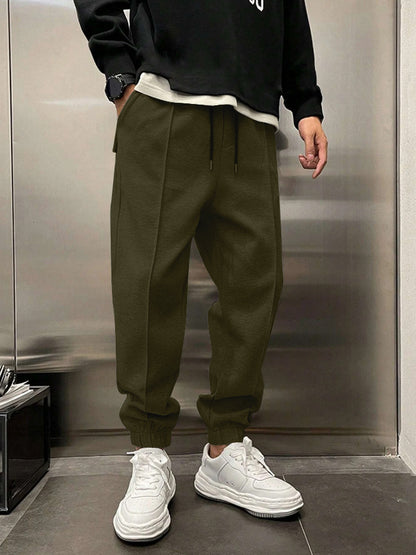 Thicken Ankle-tied Sweatpants