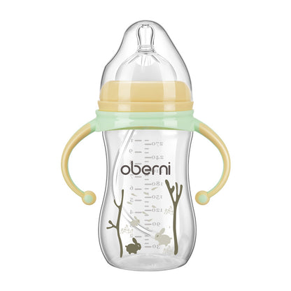 Anti-fall and anti-flatulence baby bottle