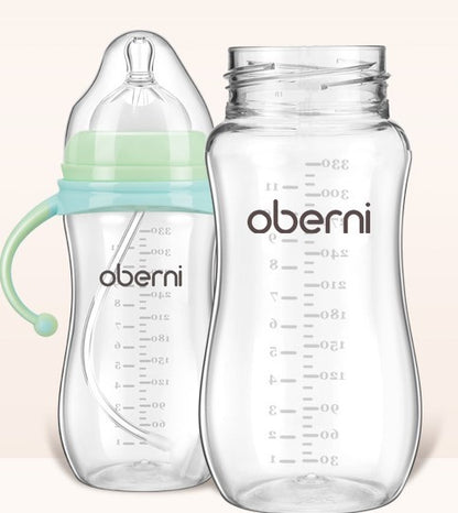 Anti-fall and anti-flatulence baby bottle