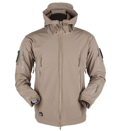 Soft Shell Men's Windproof Hooded Jacket – Outdoor, Sport & Everyday Wear