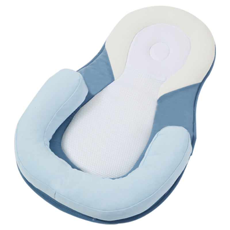 Portable Newborn Baby Crib – Folding Travel Bed with Soft Cotton Cushion