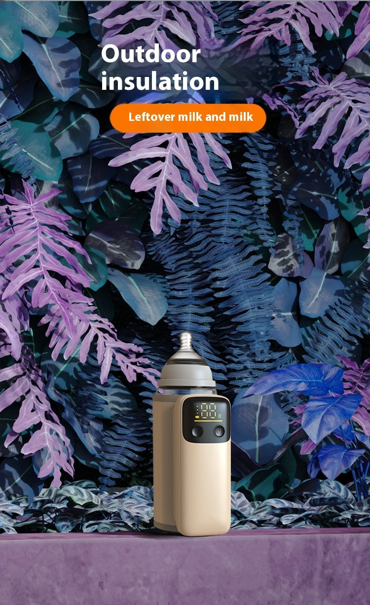 Baby Bottle Insulation Cover – Universal Milk Warmer with Fast Charging & Constant Temperature