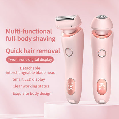 2 In 1 Woman Waterproof Electric Shaver