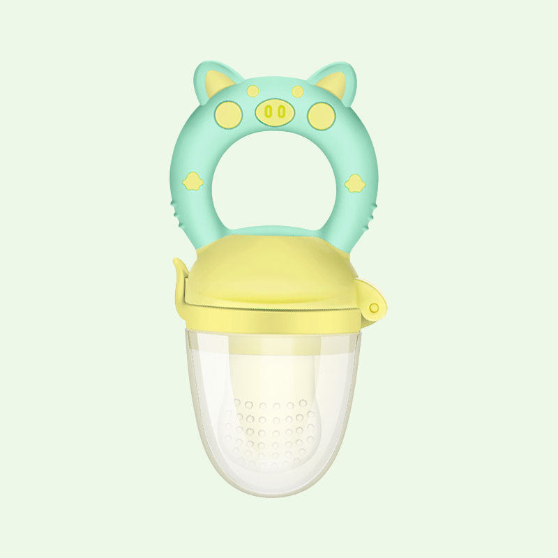 Silicone Baby Teether with Fruit Feeder – Safe Teething Relief