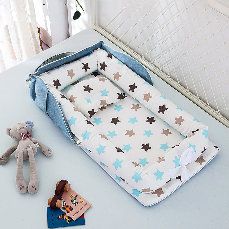 Cotton Portable Baby Bed