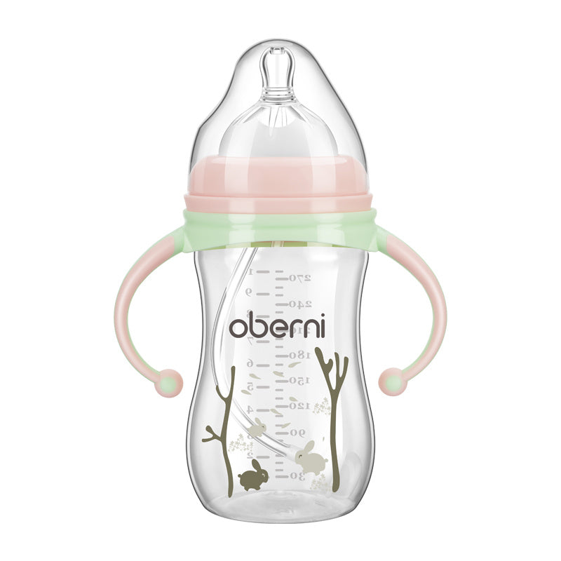 Anti-fall and anti-flatulence baby bottle