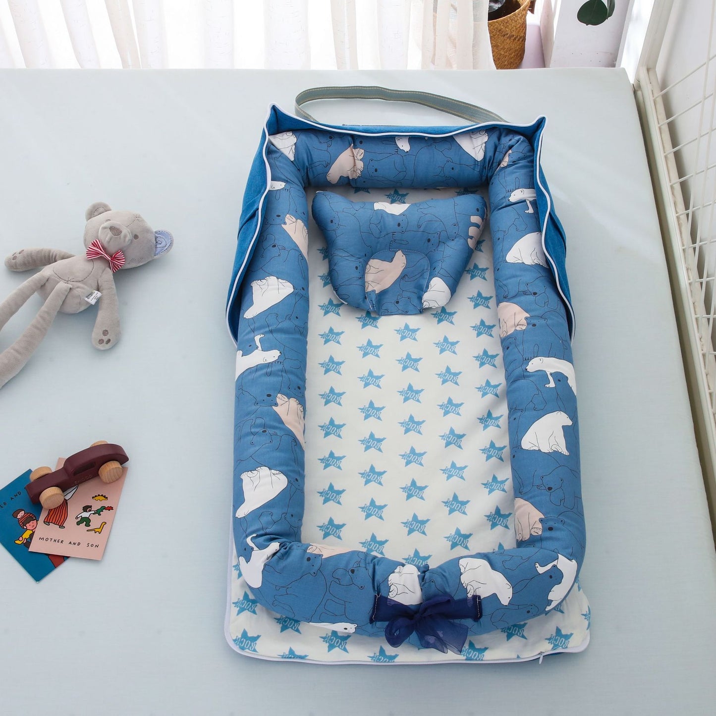 Cotton Portable Baby Bed