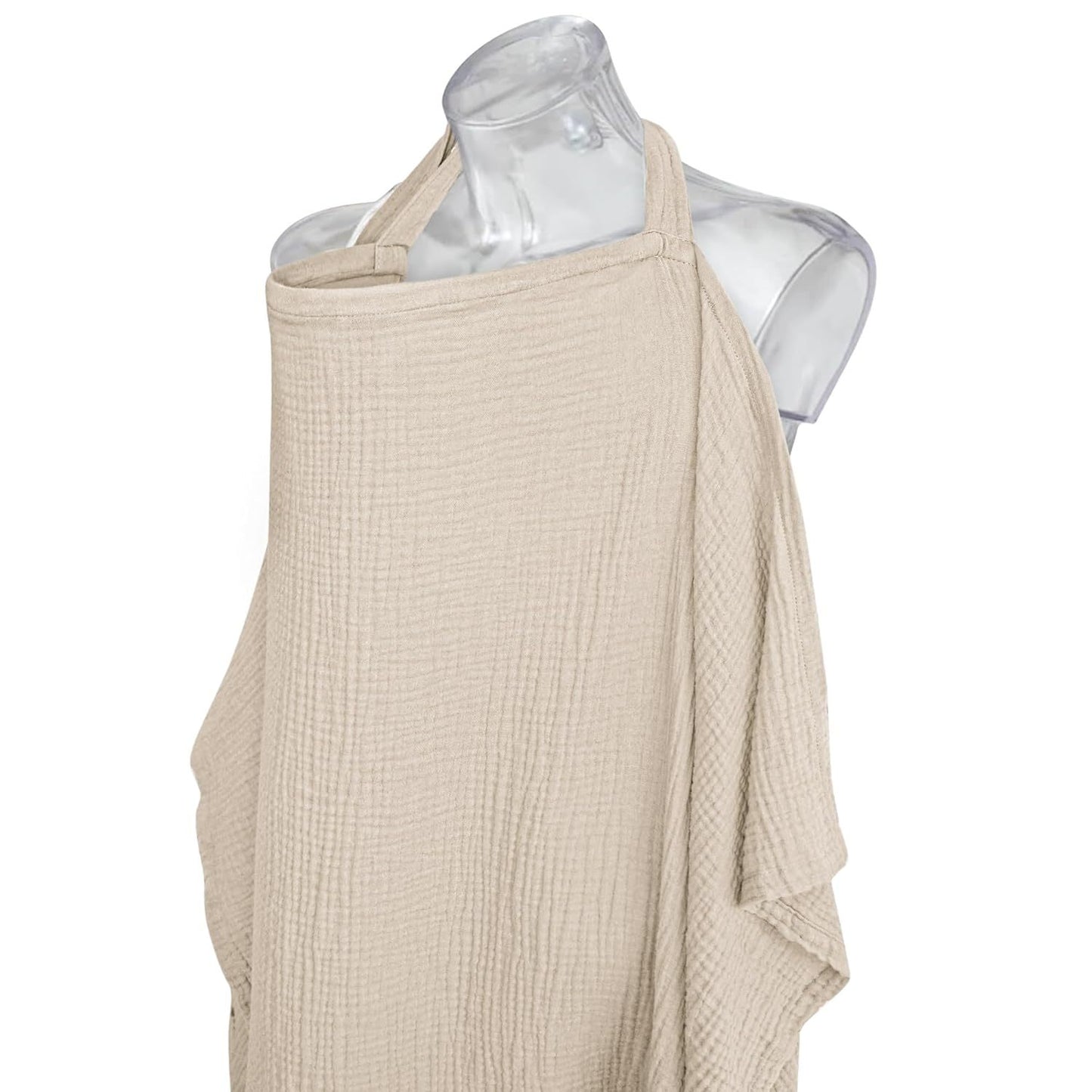 Muslin Nursing Cover – Breathable Breastfeeding Apron & Multi-Use Canopy
