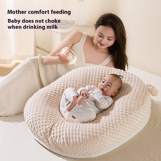 Newborn Feeding Wedge Pillow – Anti-Spit Up Sleep Ramp for Babies