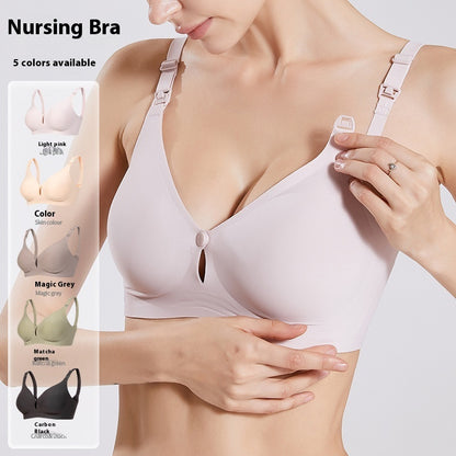 Maternity Bra Plus Size Front Buckle – Wireless Comfort & Easy Access