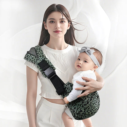 Portable One-Shoulder Baby Carrier Strap – Cotton Sling for Toddlers 6 Months to 4 Years