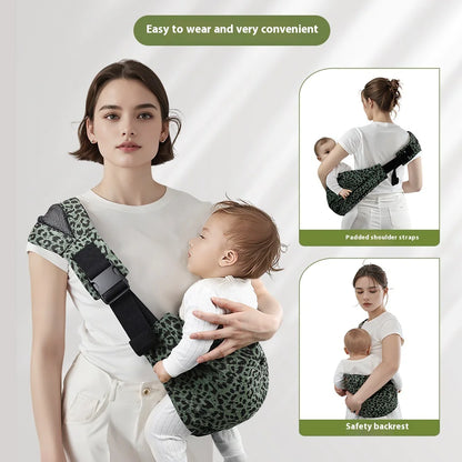 Portable One-Shoulder Baby Carrier Strap – Cotton Sling for Toddlers 6 Months to 4 Years