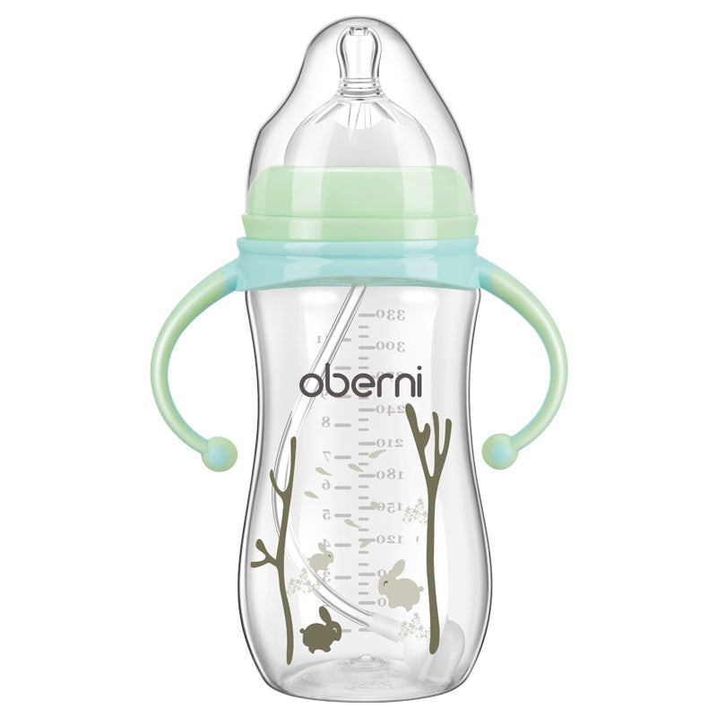 Anti-fall and anti-flatulence baby bottle