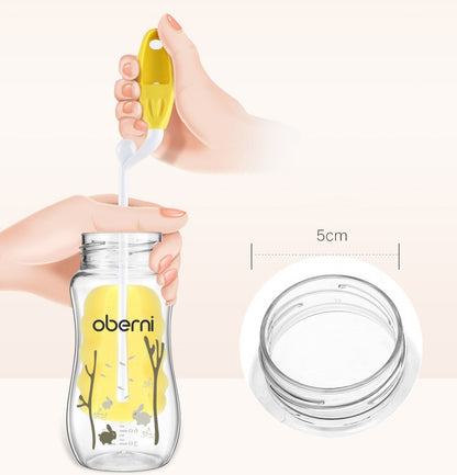 Anti-fall and anti-flatulence baby bottle