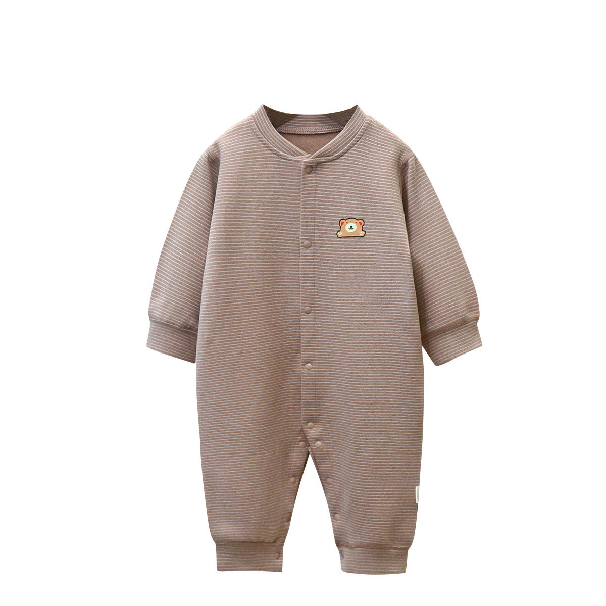 Baby Dralon Striped Jumpsuit – Thick Warm Unisex Romper