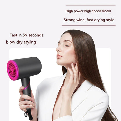 Folding High-Power Hair Dryer with Anion Technology