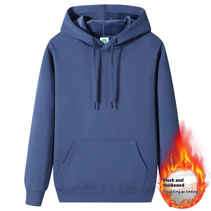 Fleece-lined Thick Hoodie